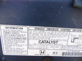 2003 HONDA ACCORD LX BLUE 4DR 2.4L VTEC AT A17595